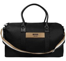 Bolso de Lona de Hombro HUGO BOSS Perfumes Viaje de Fin de Semana Gimnasio Bolsa | Totalmente Nuevo