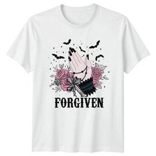 Camiseta Mujer Perdonada Gótica Espiritual Alternativa Moda Cumpleaños