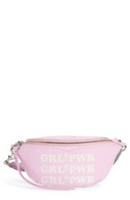 Bolso Bandolera Cinturón Cuero Rebecca Minkoff Mujer Niña Pwr Bree, Orquídea Ligera