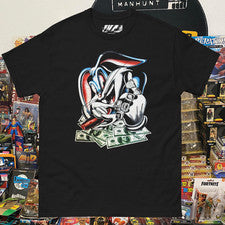 Camisa Bugs Bunny Looney Tunes Bling Gangster NUEVA Color Vintage Estilo Mercado de Pulgas