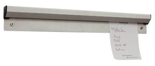 Porta billetes de tren para pedidos de alimentos con lengüeta de aluminio 45 cm/18"