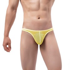 Moda para hombres Sexy Bragas Cintura Baja Calzoncillos Ropa Interior Pantalones Bragas Calzoncillos
