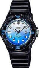 CASIO LRW-200H-2EV reloj analógico para mujer negro azul
