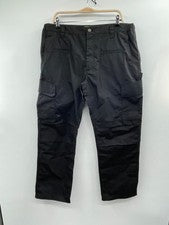Pantalones cargo Benchmark para hombre 38x32 negros Journeyman 8 bolsillos pierna recta nuevos sin etiquetas