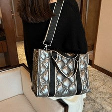Bolso de mano de nailon para mujer Bolso de hombro Bolso de compras Bolso de mano de moda Bolso informal