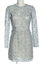 MNG SUIT vestidos de encaje azul pálido talla 36