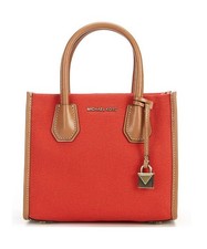 Nuevo Bolso Mensajero Michael Kors Mercer Mediano Terracota Claro Para Mujer