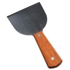 Juego de espátulas de barbacoa profesionales C raspador de metal de acero inoxidable y raspador de parrilla