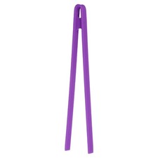 Für Kitchen Utensil 11,4" Silikon Toastzange, Küchenzange Lila