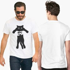 New Casual Unisex T-Shirt Funny Cat Tshirt Cotton