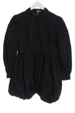 Vestido blusa Missguided entallado mini elegante negro talla 40 algodón