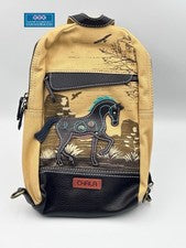 BOLSO BANDOLERA DE LONA CABALLO WESTERN FARM MOCHILA LONA CHALA