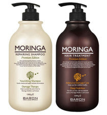 Champú y tratamiento reparador Baron Moringa 1000 g edición premium cuidados intensivos