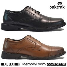 ZAPATOS DE TRABAJO DE OFICINA FORMALES OXFORD CON CORDONES INFORMALES ELEGANTES ZAPATOS DE CUERO PARA HOMBRES TALLA