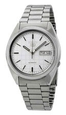 Reloj Seiko 5 Automático esfera blanca acero inoxidable SNXF05K1 de hombre