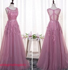 Vestido Largo Flor Para Mujer Encaje Noche Fiesta Boda Formal Hombro Descubierto Moda