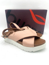 Bueno SADIE Mujer NUEVAS Sandalias Salmón Múltiples Tallas