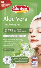 Mascarilla de tela de aloe vera refrescada, reduce enrojecimiento e irritación con aloe...