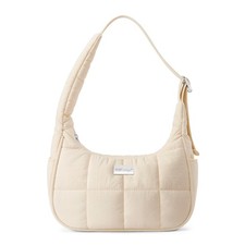 Bolso de Hombro TOPDesign Acolchado Puffer para Mujer, Moda Ligero Hobo Cres...