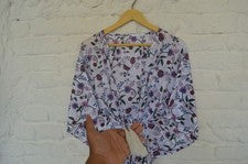 Vestido corto caftán estampado floral 100 % algodón 100 % SIN TARIFAS SK-35