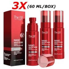 3X Suero The Elf Nano Dosis Blanca Premium Brillante Resplandor Facial Cuidado de la Piel 60 ml