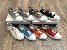 MODELO EMMA SEÑORA ZAPATO DE CUERO SIN CORDONES ENCAJE ELÁSTICO NUEVO VERANO CÓMODO