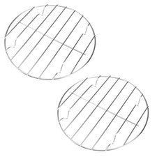 2 Piezas Accesorios Barbacoa Herramientas Utensilios Barbacoas Redondas Parrilla de Acero