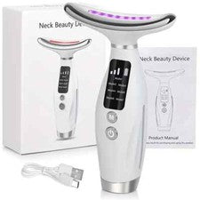 LED de 7 Colores y Cuello Facial Calentado - Cuidado Integral de la Piel para Mu
