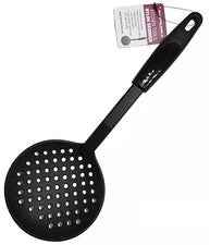 Skimmer Colador Cuchara Nylon Negro Ranurado Prima Utensilios de Cocina Herramientas de Cocina