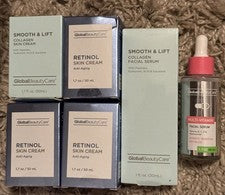 Lote de 6 Global Beauty Care Retinol Crema para la Piel Crema y Sueros de Colágeno