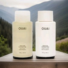 Juego de champú y acondicionador para cabello fino OUAI 10 oz cuidado del volumen del cabello fino