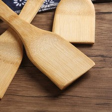 2/4/6 piezas utensilios de madera de bambú espátula cuchara pala cocina herramientas EE. UU.