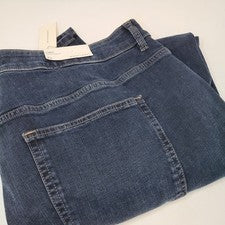NUEVO Jeans Warp + Weft ORD Chicago Calce Recto Para Hombres 42x32 Azul Índigo Denim
