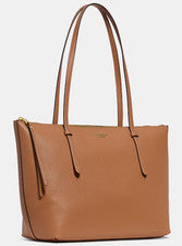 Bolso de Mano Kate Spade Todo el Día Grande Marrón Cuero Guijarro KO140 NUEVO CON ETIQUETAS $399