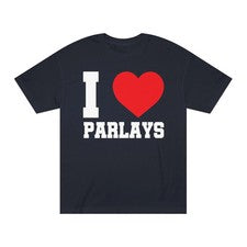 Camiseta gráfica I Love Parlay negra para hombre