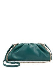 Bolso de mano para mujer INC INTERNATIONAL CONCEPT Kj clutch con cadena, verde, talla única