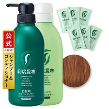 Champú Sastty Rishiri Color Cabello Gris Natural Marrón y Acondicionador de Color 500 ml