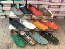 SHOOZY MODELLA HIEDRA DAMAS ENCAJE ELÁSTICO ZAPATOS DE SALÓN PLIMSOLS VERANO