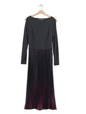 Vestido Karl Lagerfeld manga larga mujer negro rojo talla 32 casual elegante poliéster
