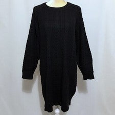 Vestido Suéter Mini Negro Cloth by Design Nuevo sin Etiquetas para Mujer S