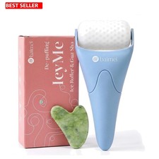 Juego facial IcyMe Luxury Ice Roller & Gua Sha - Soluciones de autocuidado sin esfuerzo