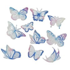10 PIEZAS Pegatinas de Pared Mariposa Coloridas para Decoración del Hogar y Diseño Creativo