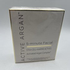 Kit facial activo de células madre de argán activo marino 3 capas 5 minutos Italia NUEVO