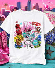 Camiseta Shes from Texas I Can Tell State Pride