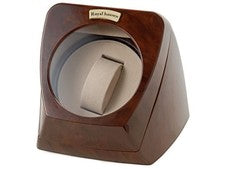 Royal Hausen Single Watch Winder acabado de grano de madera RH002