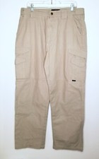 Pantalones cargo tácticos caqui Tru-Spec para hombre talla 34 x 30 nuevos sin etiquetas cintura expandible