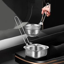 Práctico colador plegable de acero inoxidable 304 para un fácil manejo