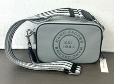 Bandolera/bolso de hombro Marc Jacobs para mujer gris roca/multicolor de cuero nuevo con etiquetas $425