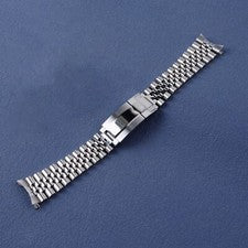 Para Casio MTP1302 Jubilee Pulsera Oyster Cierre de Despliegue Correa de Reloj de Acero 20mm