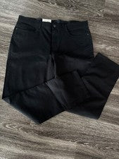 NUEVO CON ETIQUETAS English Laundry Pantalones Negros 5 Bolsillos Estilo Jean Pantalones Talla 38 x 31.5 LEER